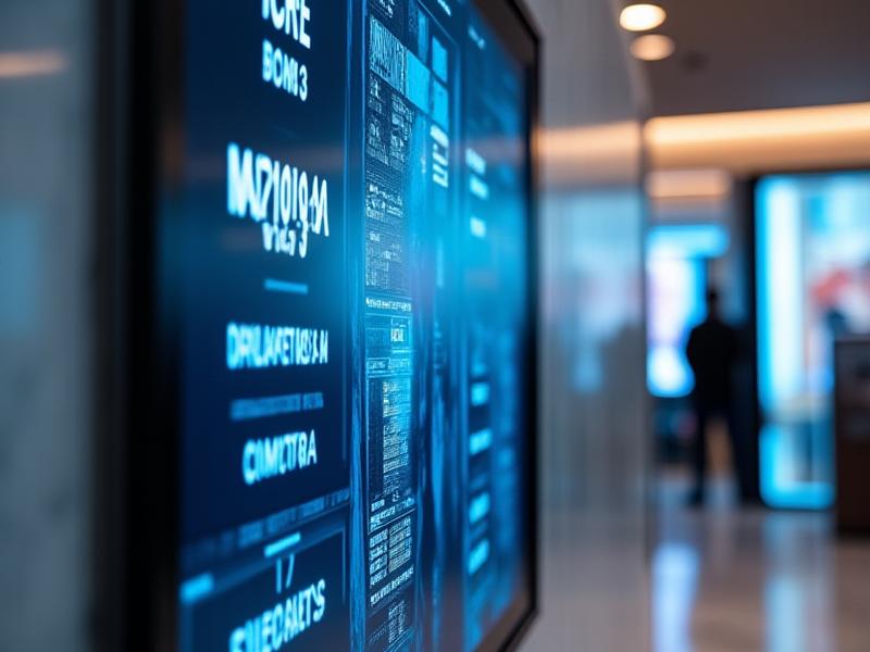 Antaramuka skrin terbahagi menunjukkan maklumat barisan dan promosi